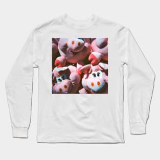 Pig Prizes on the Midway #1 - Diana Medium Format Photograph Long Sleeve T-Shirt